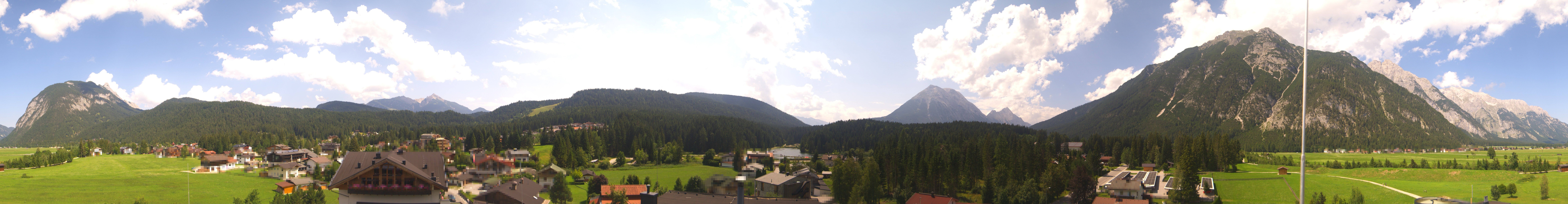 Archiv Foto Webcam Rundblick Leutasch