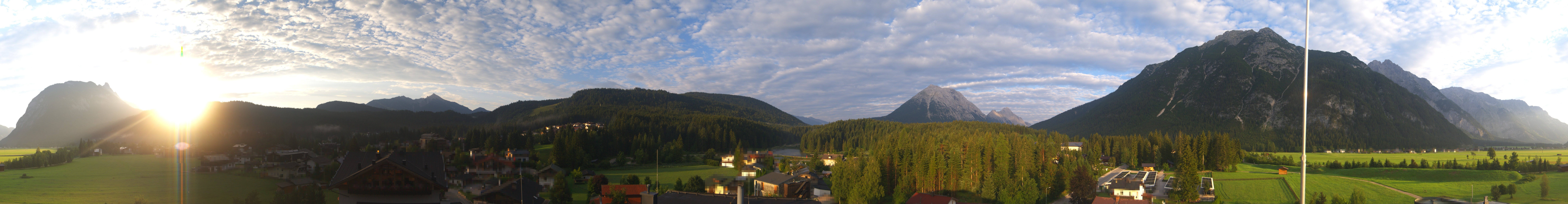 Archiv Foto Webcam Rundblick Leutasch