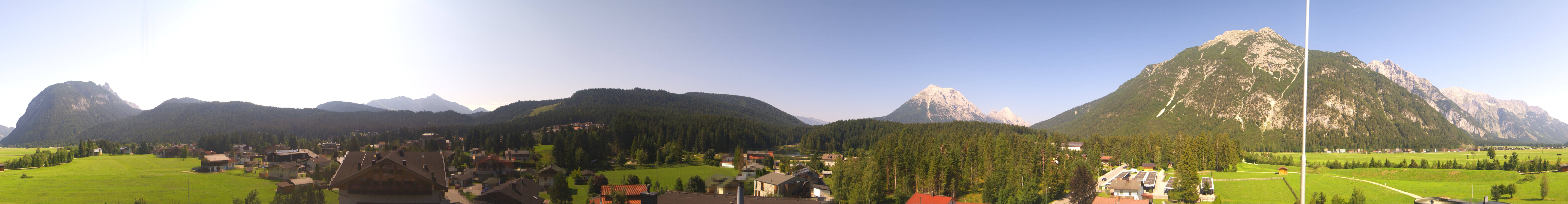 Archiv Foto Webcam Rundblick Leutasch