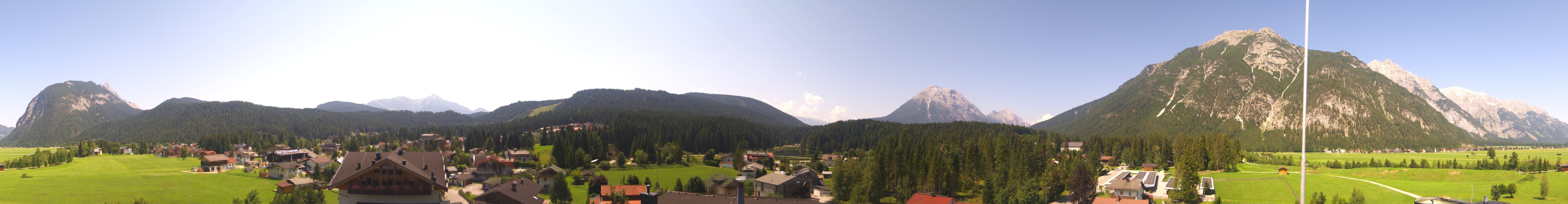 Archiv Foto Webcam Rundblick Leutasch