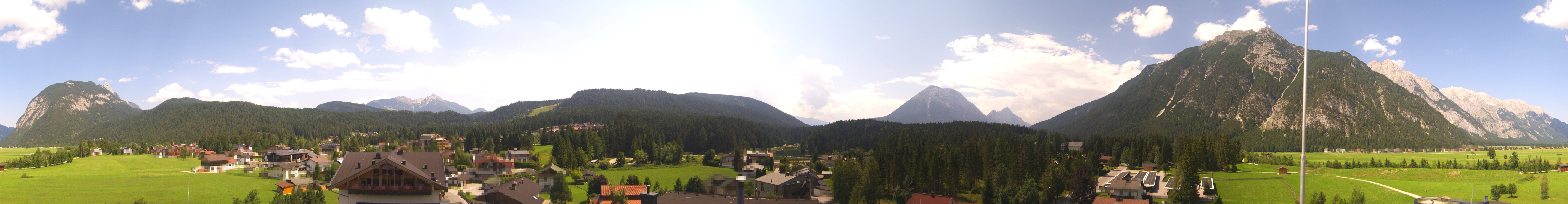 Archiv Foto Webcam Rundblick Leutasch