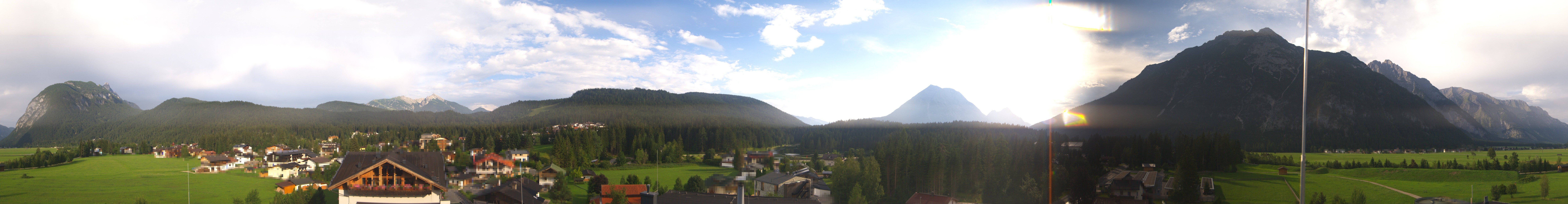 Archiv Foto Webcam Rundblick Leutasch