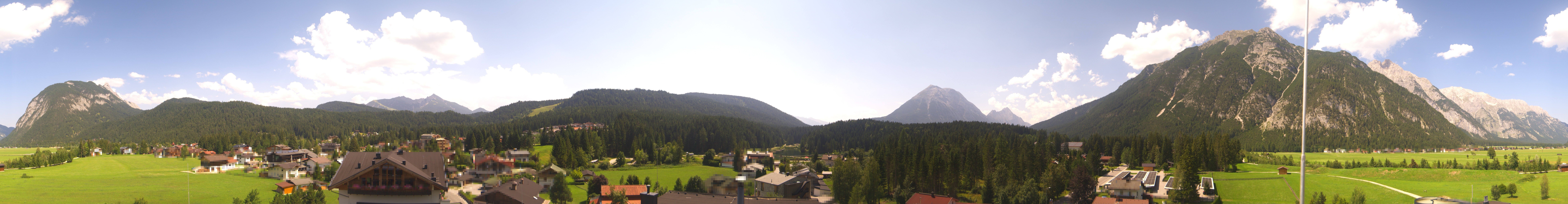 Archiv Foto Webcam Rundblick Leutasch