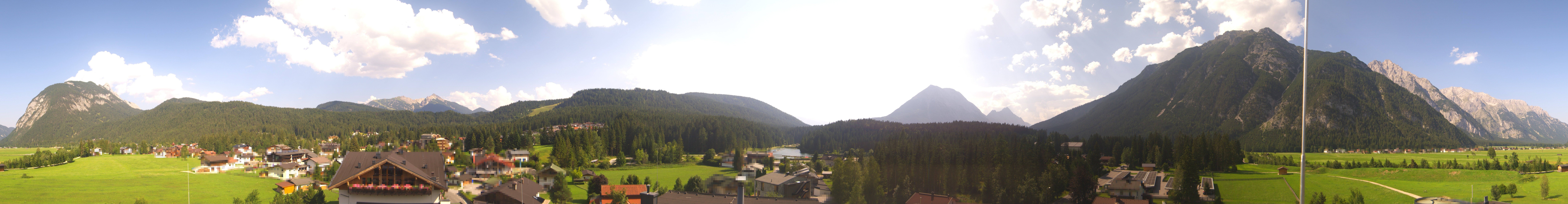 Archiv Foto Webcam Rundblick Leutasch