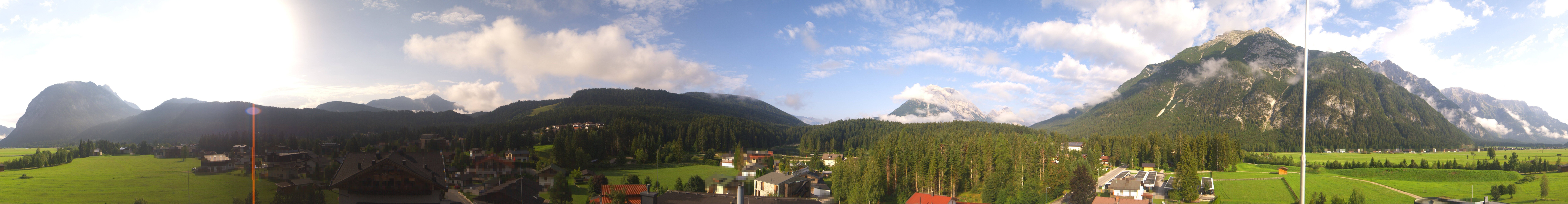 Archiv Foto Webcam Rundblick Leutasch