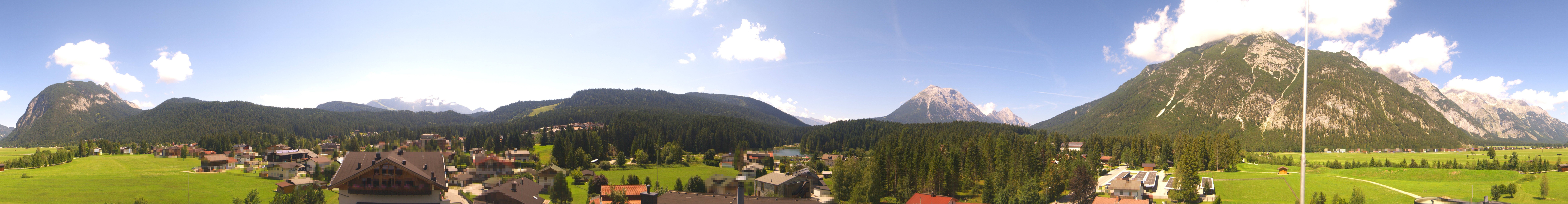 Archiv Foto Webcam Rundblick Leutasch