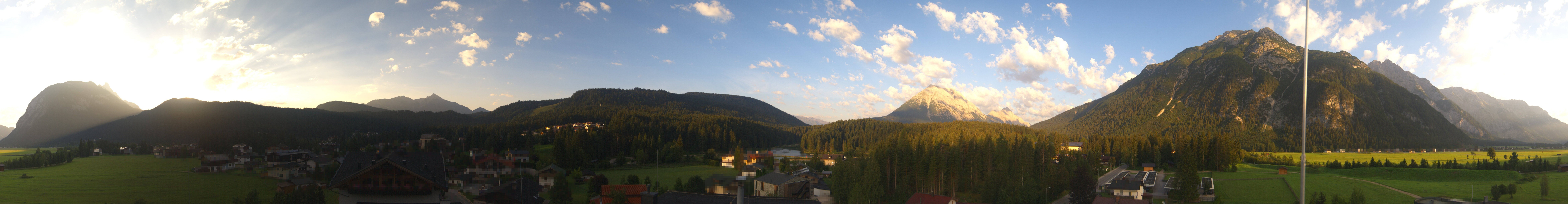 Archiv Foto Webcam Rundblick Leutasch