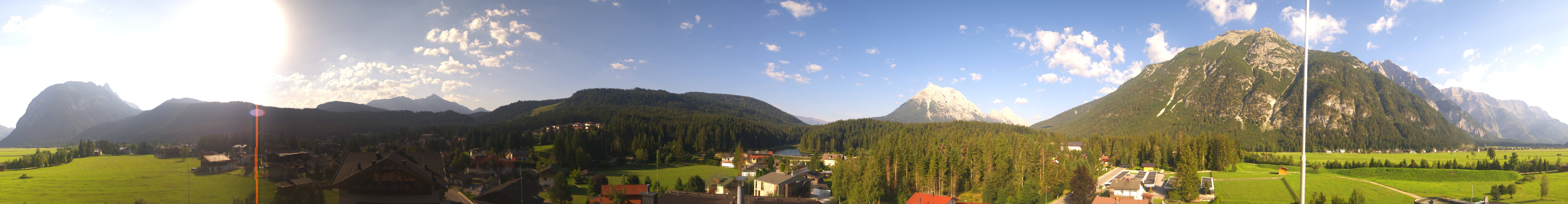 Archiv Foto Webcam Rundblick Leutasch