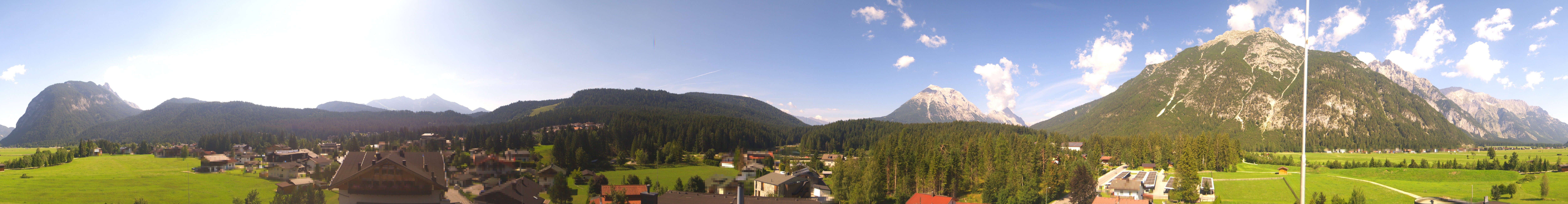 Archiv Foto Webcam Rundblick Leutasch