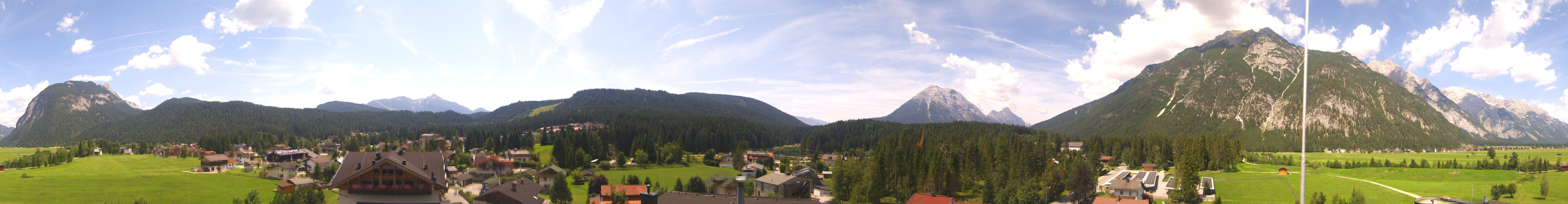 Archiv Foto Webcam Rundblick Leutasch
