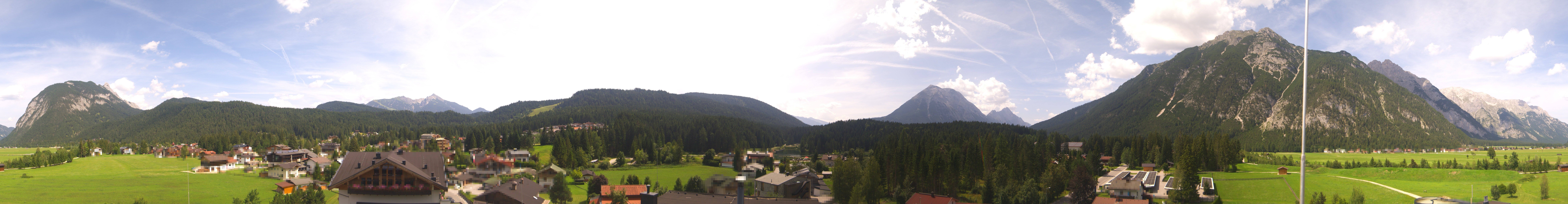 Archiv Foto Webcam Rundblick Leutasch