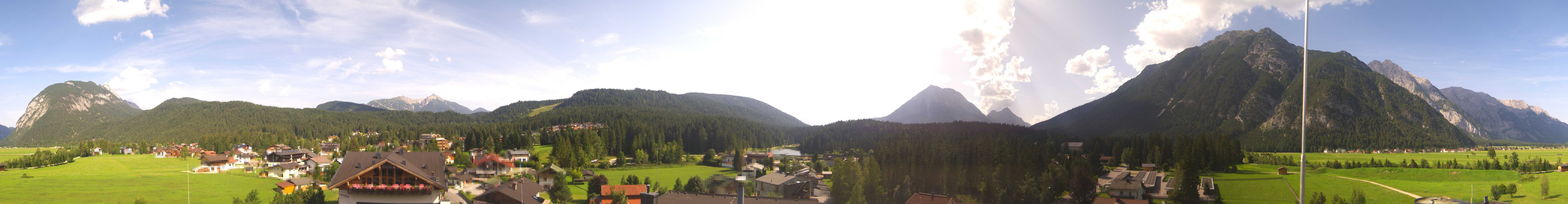 Archiv Foto Webcam Rundblick Leutasch