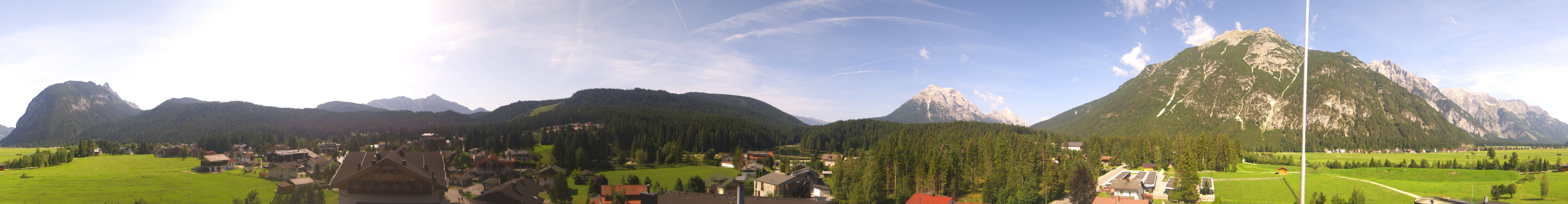 Archiv Foto Webcam Rundblick Leutasch