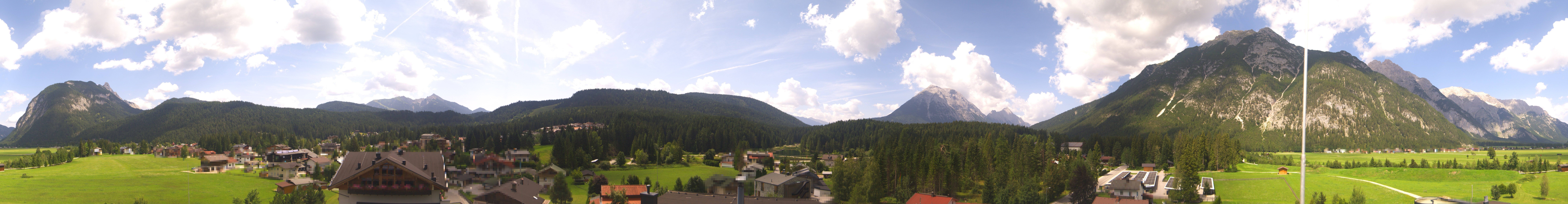 Archiv Foto Webcam Rundblick Leutasch