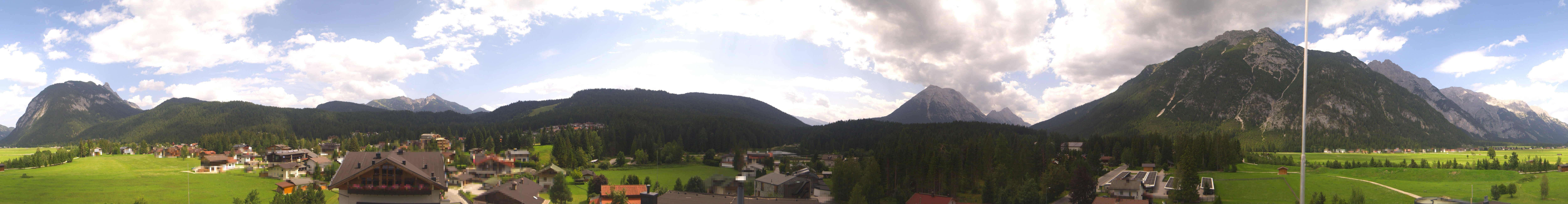 Archiv Foto Webcam Rundblick Leutasch