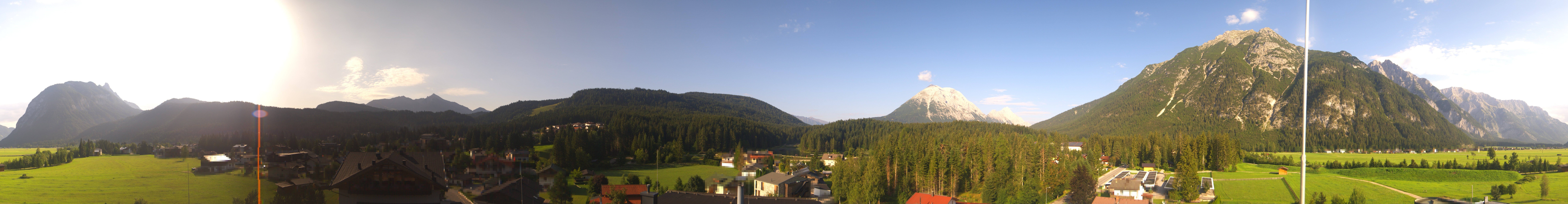 Archiv Foto Webcam Rundblick Leutasch