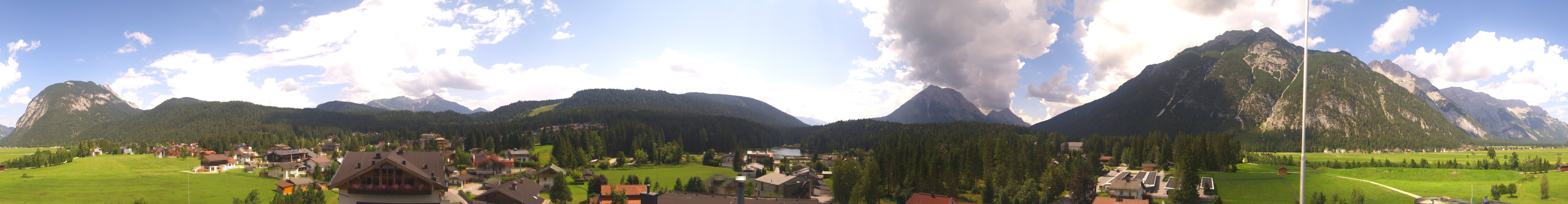 Archiv Foto Webcam Rundblick Leutasch