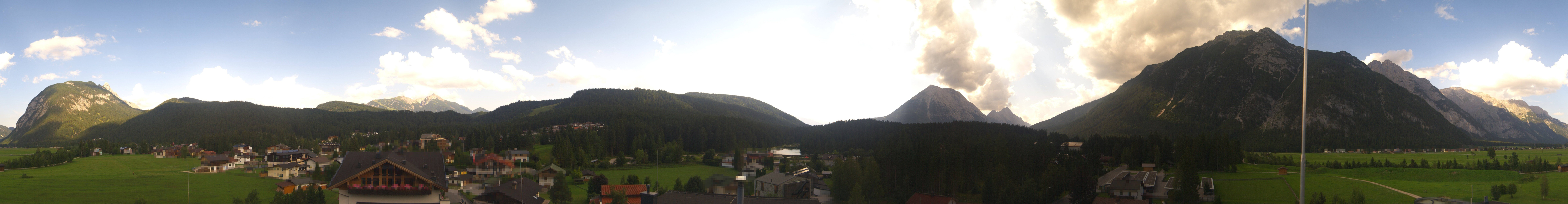 Archiv Foto Webcam Rundblick Leutasch