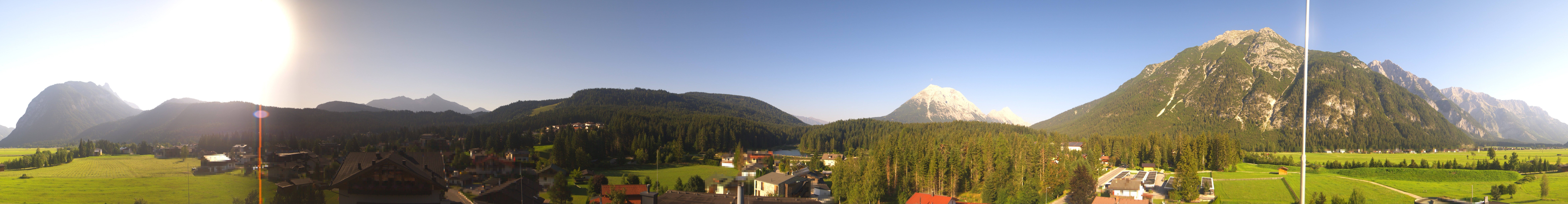 Archived image Webcam Leutasch Panorama