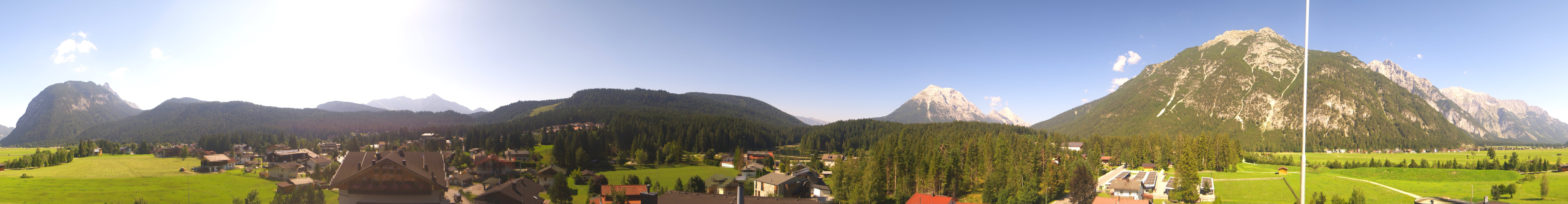 Archiv Foto Webcam Rundblick Leutasch