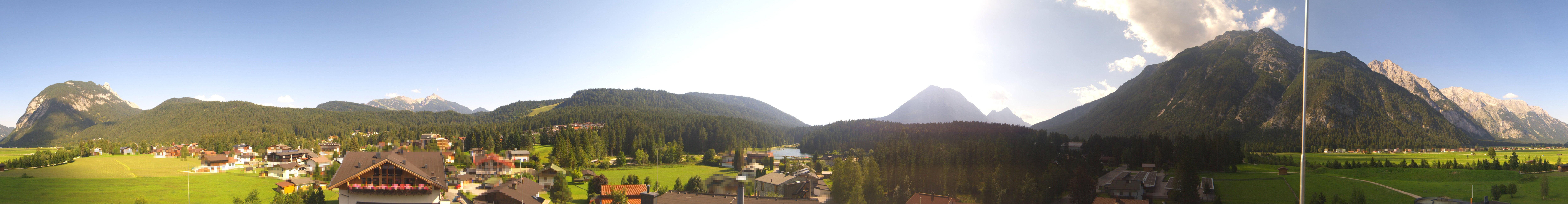 Archiv Foto Webcam Rundblick Leutasch