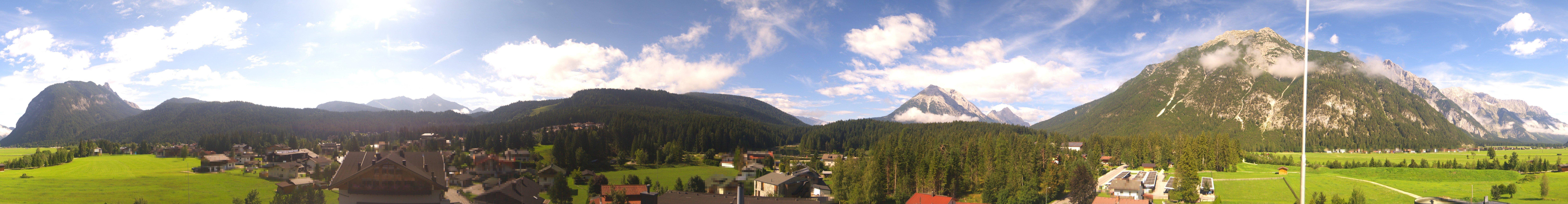 Archiv Foto Webcam Rundblick Leutasch
