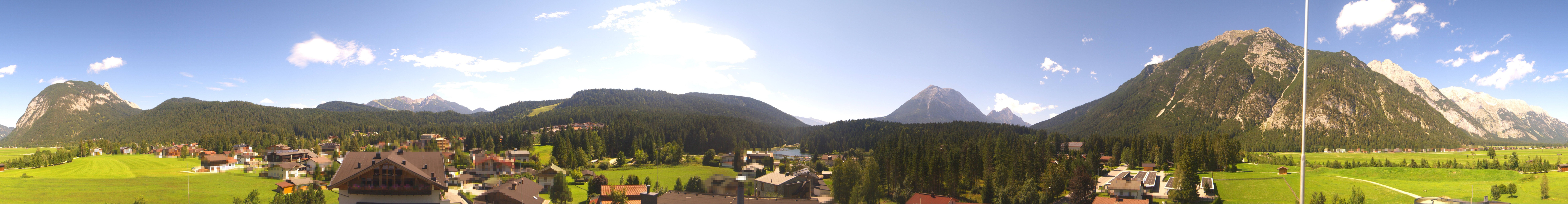 Archiv Foto Webcam Rundblick Leutasch