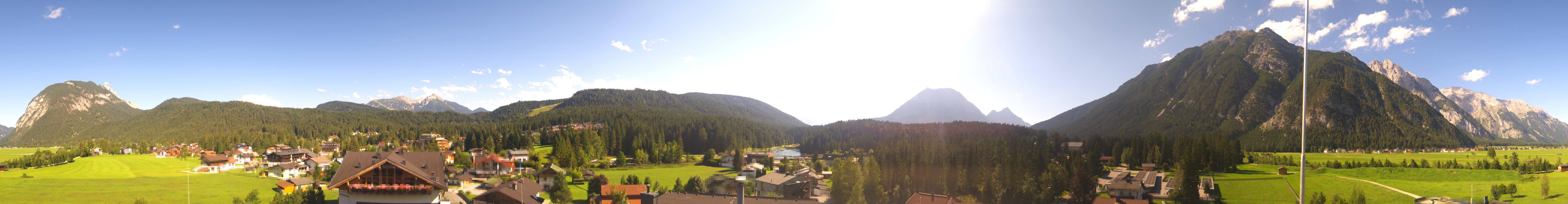 Archiv Foto Webcam Rundblick Leutasch