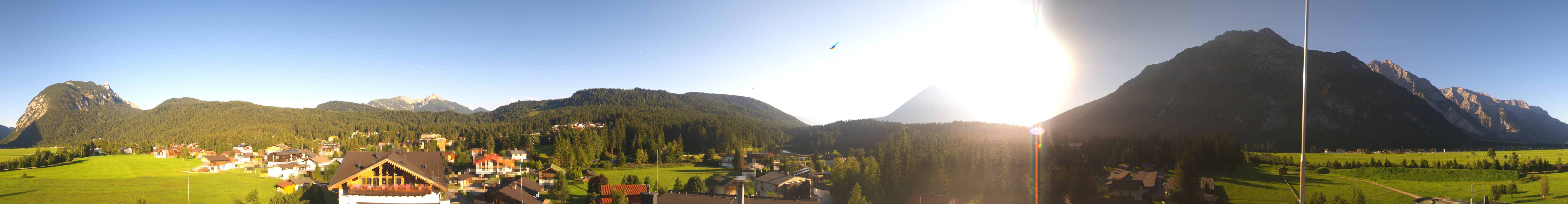 Archiv Foto Webcam Rundblick Leutasch