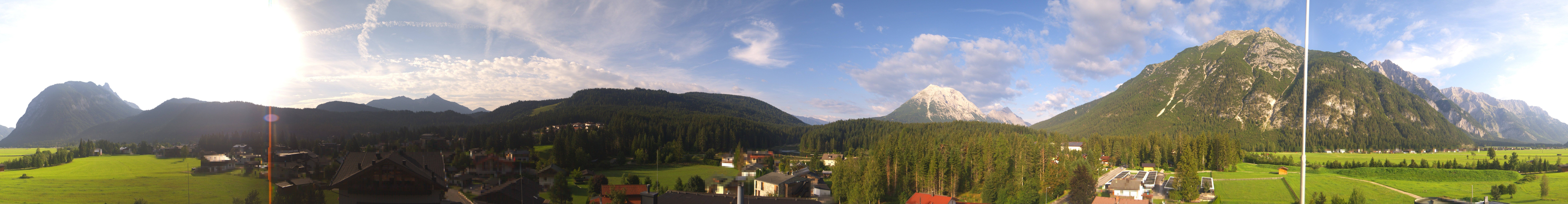 Archiv Foto Webcam Rundblick Leutasch
