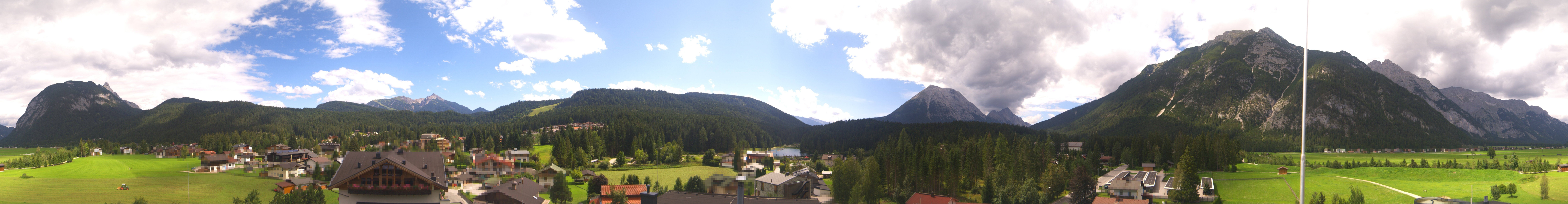 Archiv Foto Webcam Rundblick Leutasch