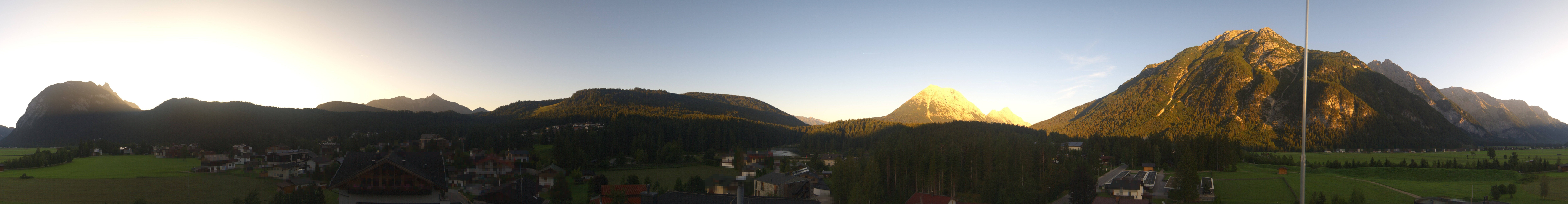 Archived image Webcam Leutasch Panorama