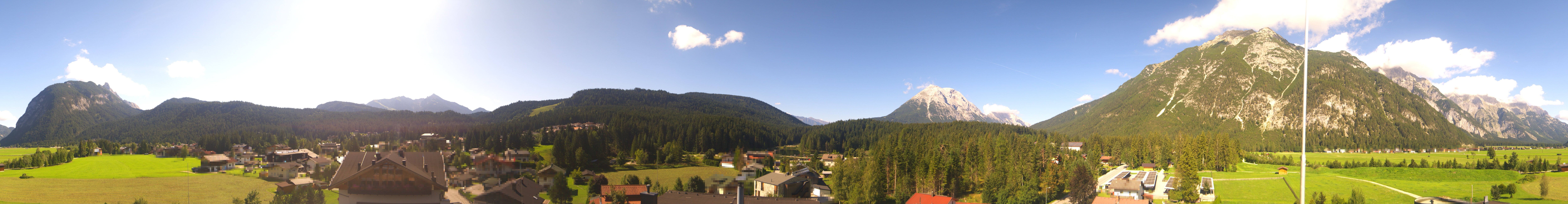 Archiv Foto Webcam Rundblick Leutasch