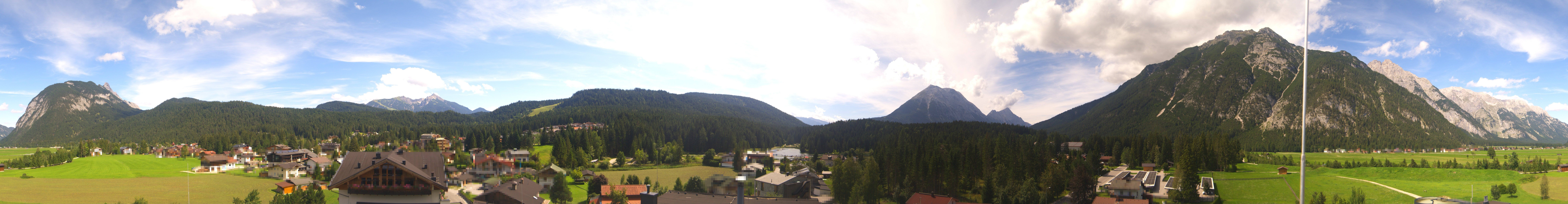 Archiv Foto Webcam Rundblick Leutasch