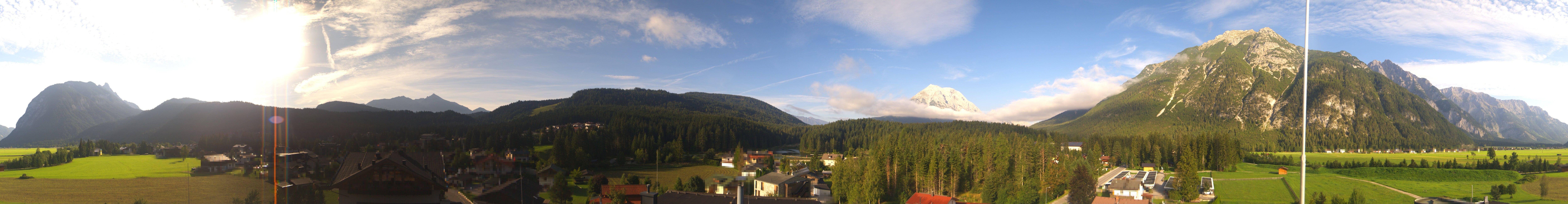 Archiv Foto Webcam Rundblick Leutasch