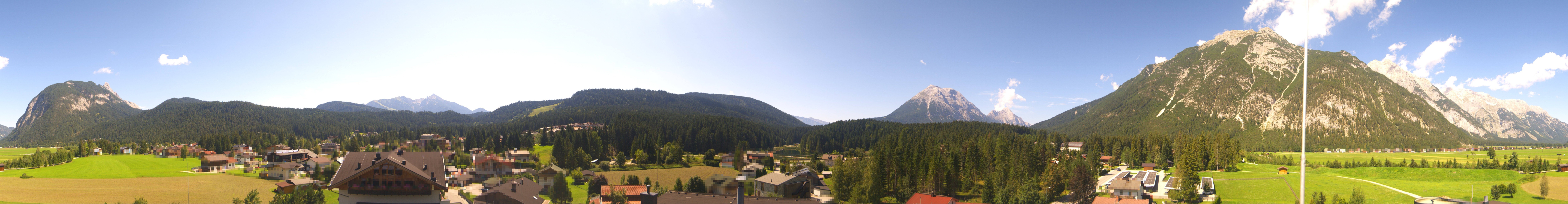 Archiv Foto Webcam Rundblick Leutasch