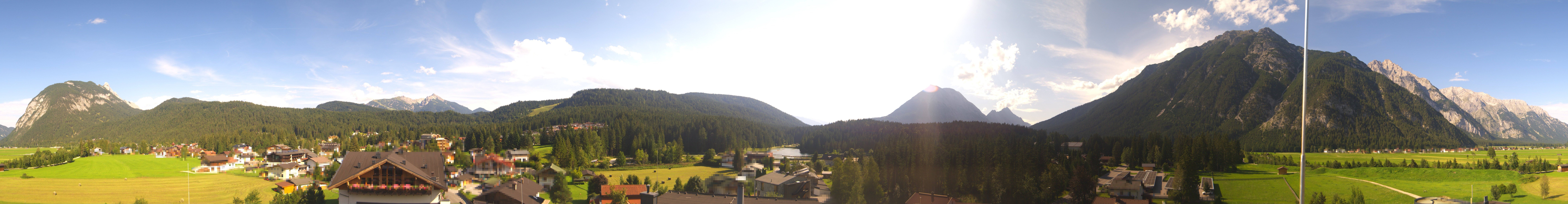 Archiv Foto Webcam Rundblick Leutasch