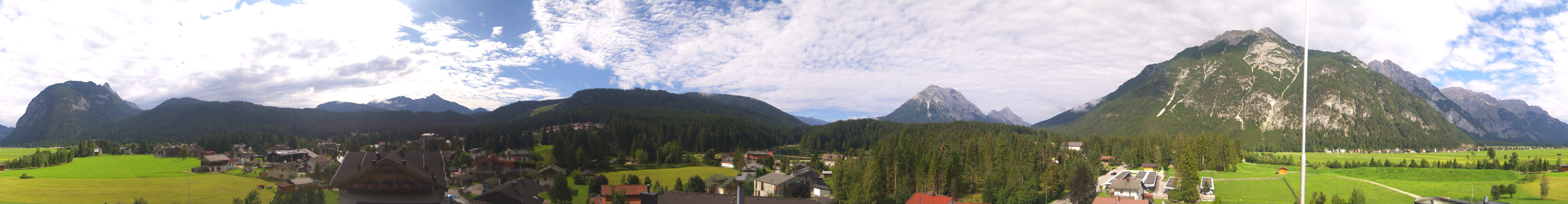 Archiv Foto Webcam Rundblick Leutasch