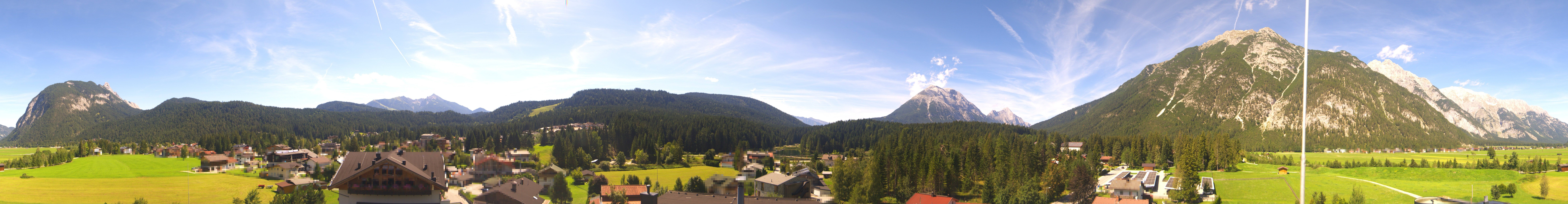 Archiv Foto Webcam Rundblick Leutasch