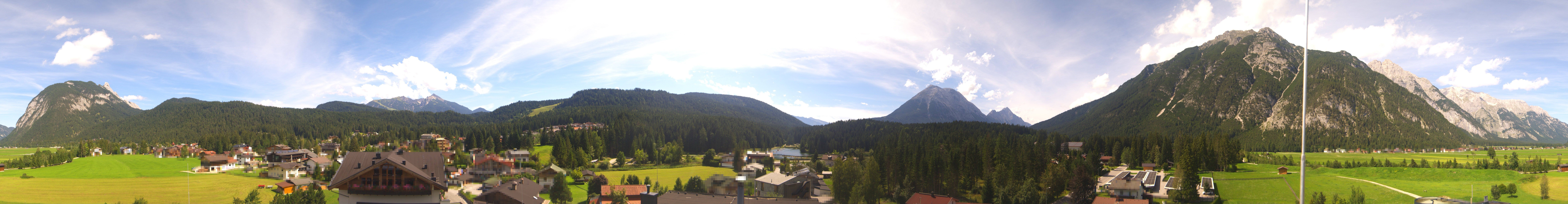 Archiv Foto Webcam Rundblick Leutasch