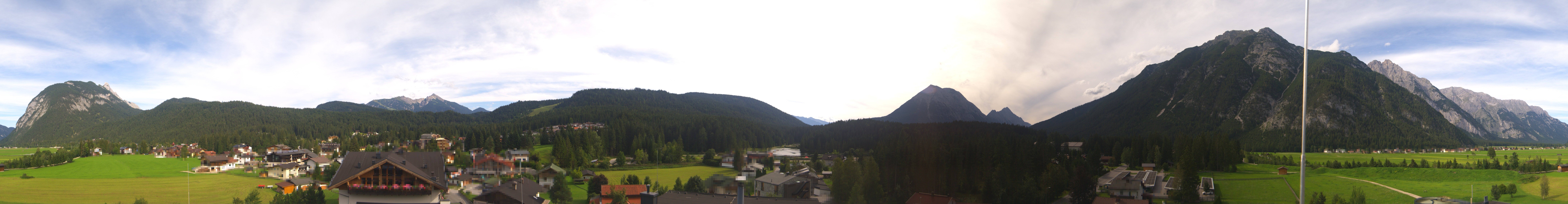 Archiv Foto Webcam Rundblick Leutasch
