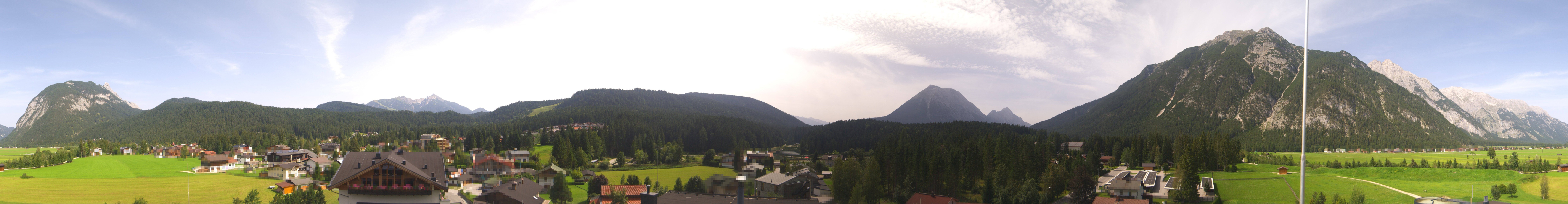Archiv Foto Webcam Rundblick Leutasch