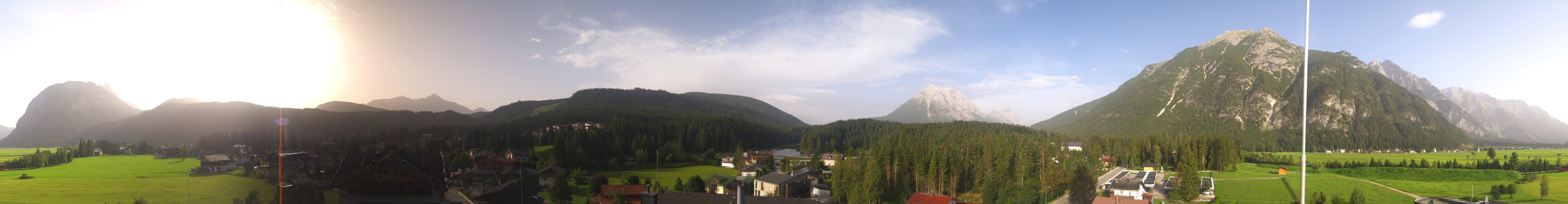 Archiv Foto Webcam Rundblick Leutasch