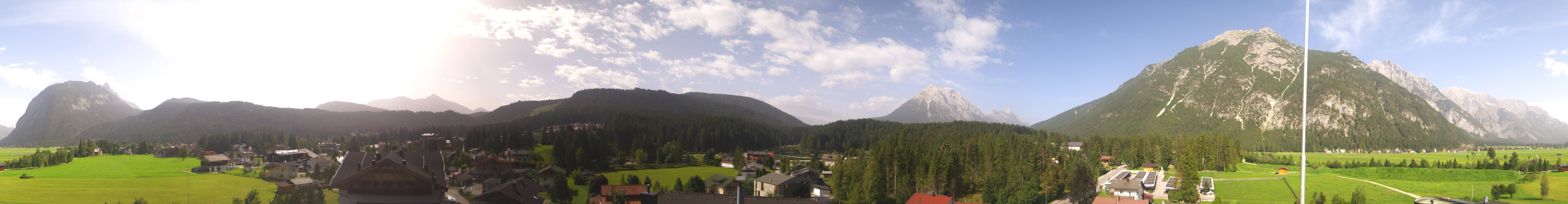 Archiv Foto Webcam Rundblick Leutasch