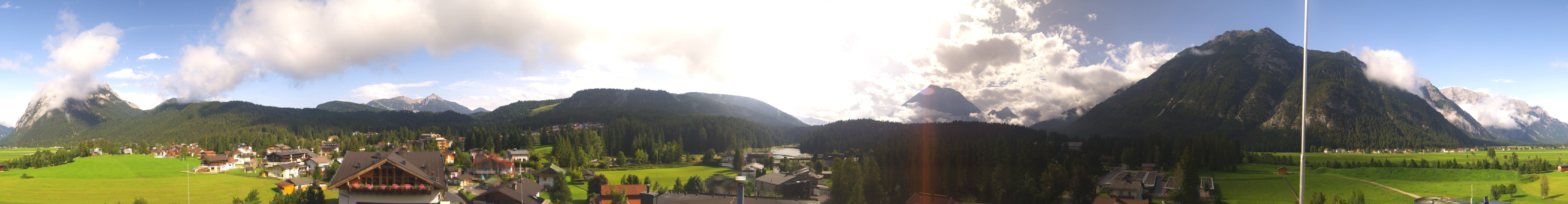 Archiv Foto Webcam Rundblick Leutasch