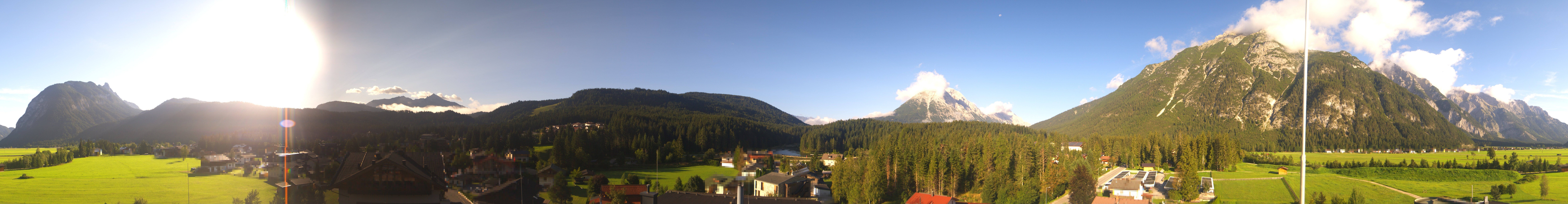 Archiv Foto Webcam Rundblick Leutasch