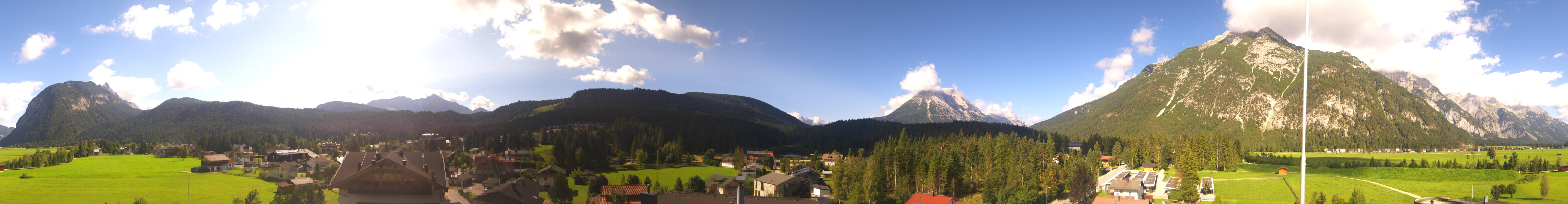 Archiv Foto Webcam Rundblick Leutasch