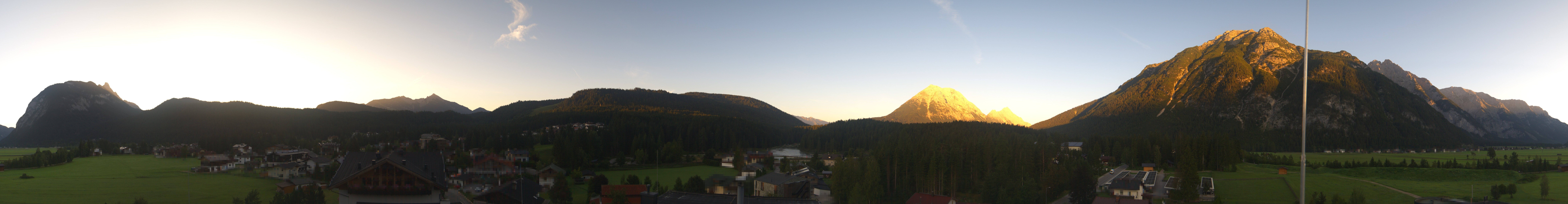 Archiv Foto Webcam Rundblick Leutasch