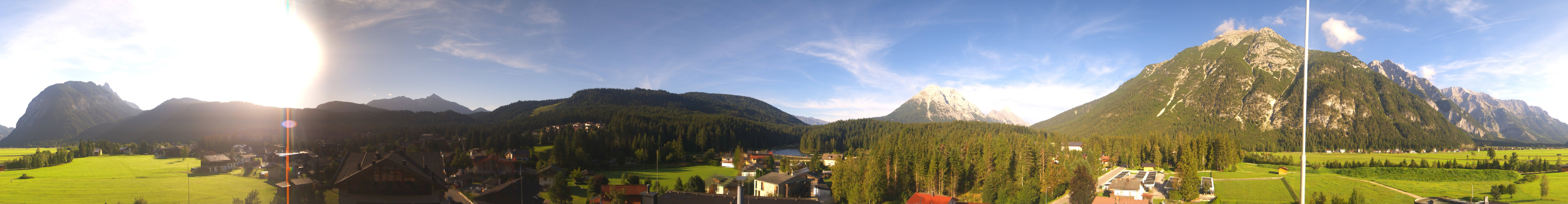 Archiv Foto Webcam Rundblick Leutasch