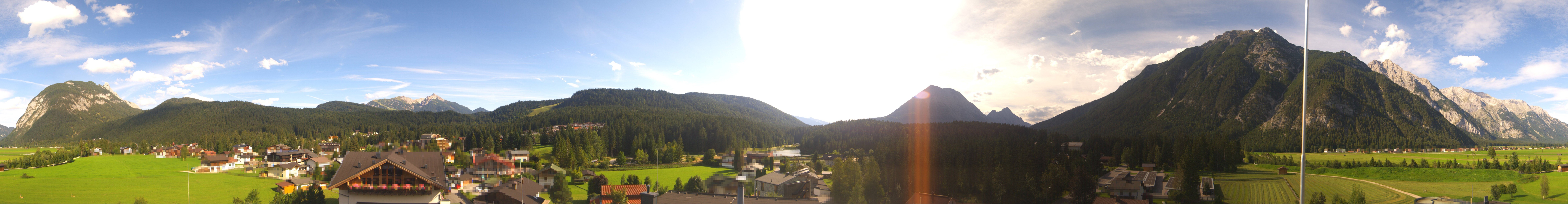 Archiv Foto Webcam Rundblick Leutasch